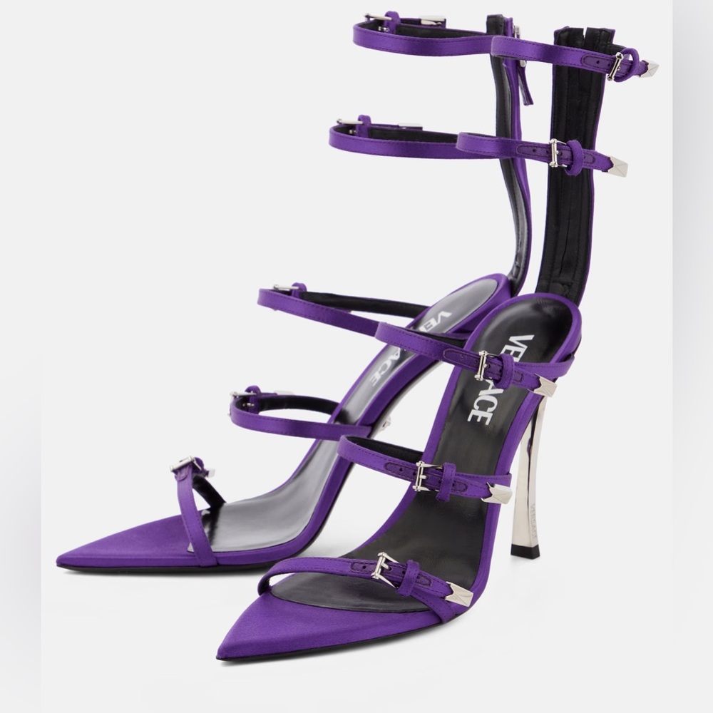 VERSACE SANDAL HEELS - Picture 3 of 14